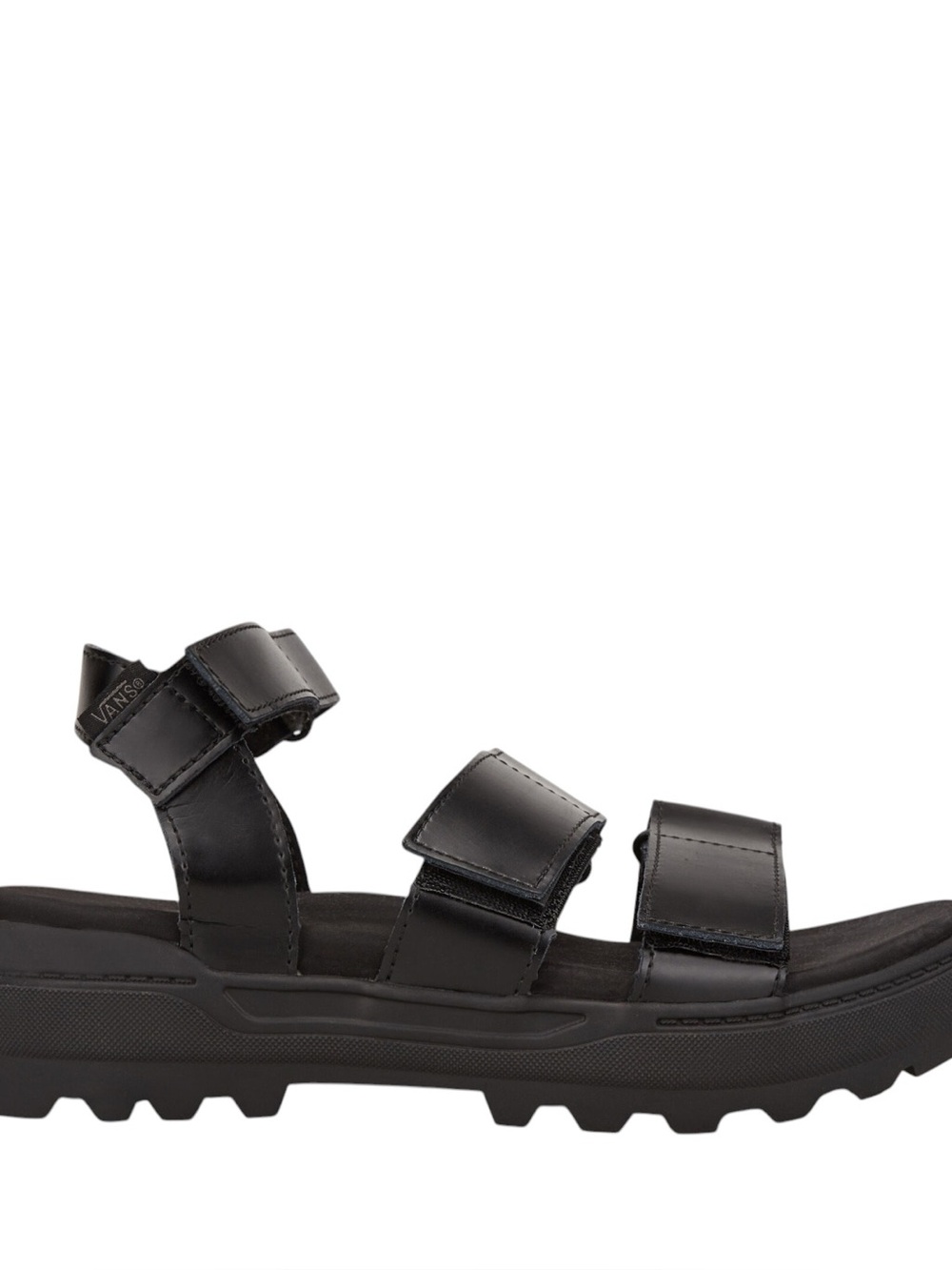 Vans Colfax Black Triple-Strap Platform Sandal size 9,5